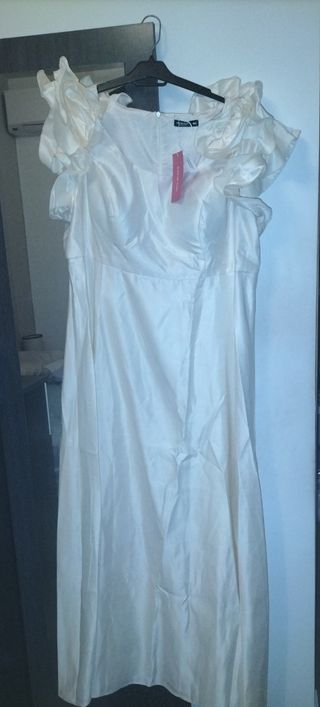 Vestido de novia low cost o fiesta TALLA GRANDE.