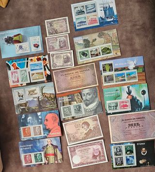 Sellos,billetes del franquismo