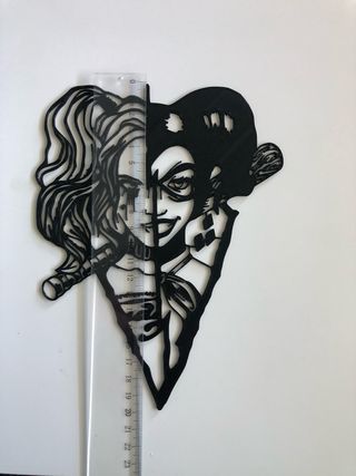 Adorno Harley Quinn Arlequín 3D