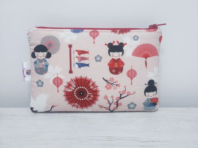 Monedero/tarjetero hecho a mano