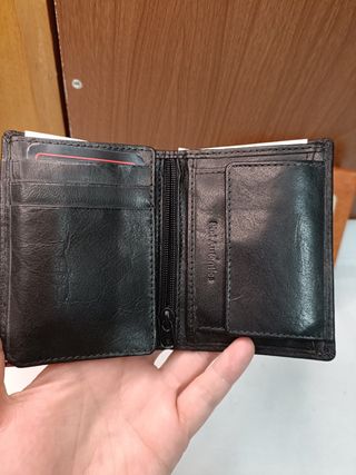 Cartera hombre piel