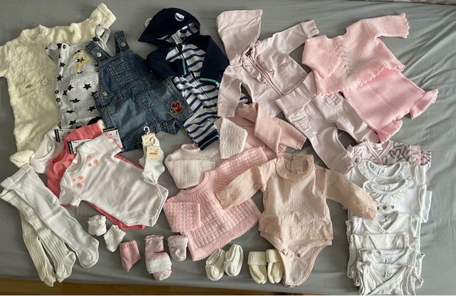 Lote ropa niña de 0 a 3 meses