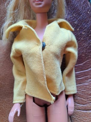 Camicia gialla Barbie anni '70