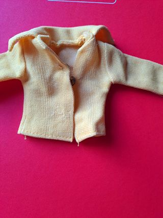 Camicia gialla Barbie anni '70