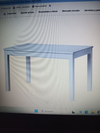 Mesa extensible