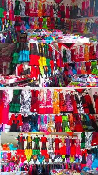 Traje para bailar 