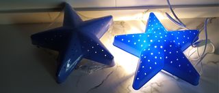 2 APLIQUES PARED ESTRELLA IKEA