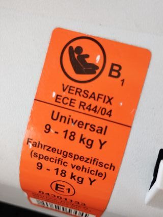 Silla coche grupo 1 Romer Versafix Roja