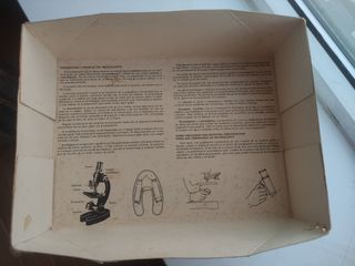 Antico set di microscopi di Cefa