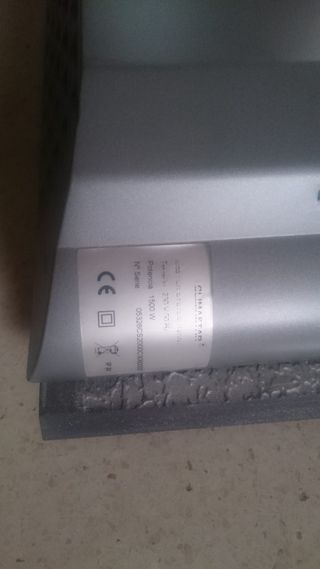 Radiador placa termo eléctrica cerámica