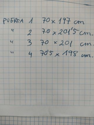 Puertas Maciza Sapelly Hago Lote 4 puertas