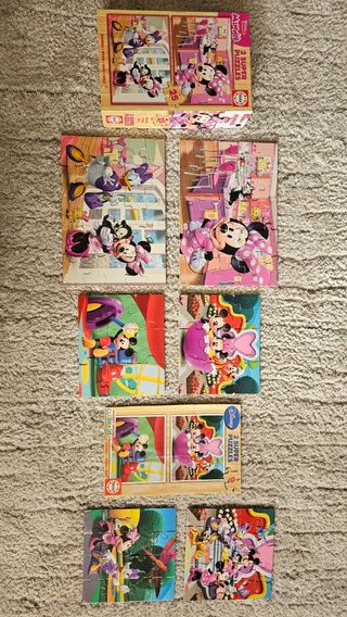 Puzzle Mickey Minnie mouse
