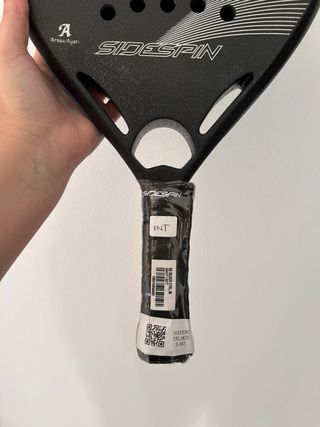 Pala de pádel Sidespin Silver Ctrl