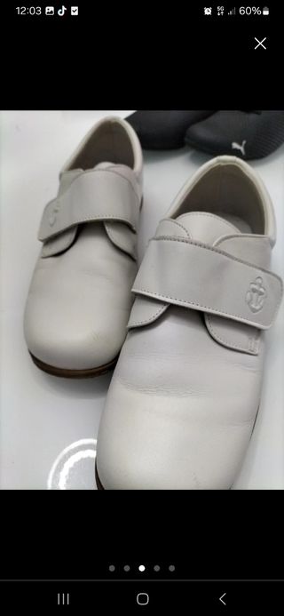 Traje y 2 pares zapatos de comunion
