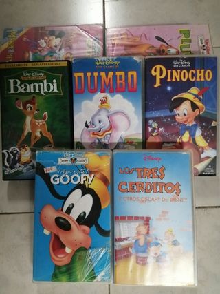 Cintas de vídeo Disney en vhs