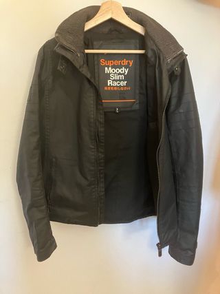Chaqueta de cuero Superdry