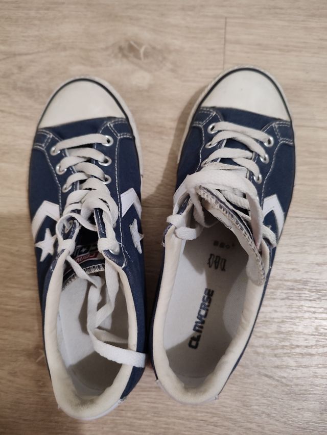 Converse azul marino,talla 36