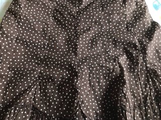 CONJUNTO FALDA-BLUSA MARRÓN LUNARE EL CORTE INGLES
