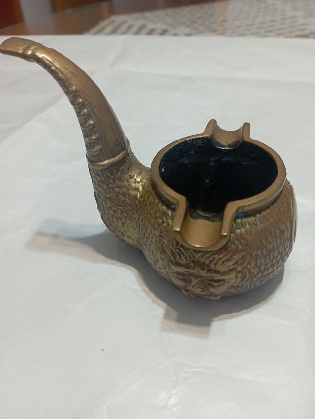 Cenicero pipa antiguo