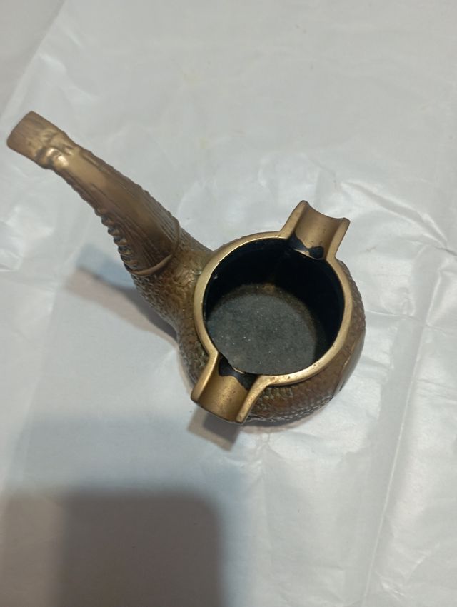 Cenicero pipa antiguo