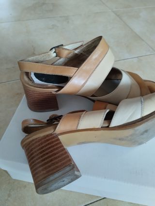 Sandalias Sra,piel.