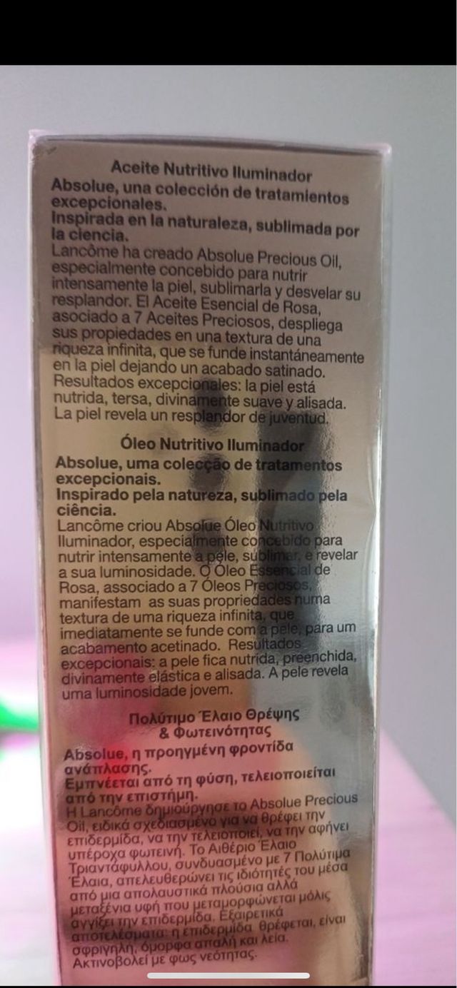 Aceite nutritivo Absolue Lancone