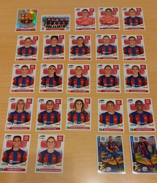 24 Cromos Barcelona femenino Liga f 23/24