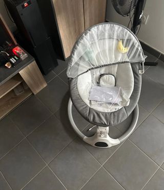 Cadeira de balanço elétrica para bebê