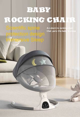Cadeira de balanço elétrica para bebê