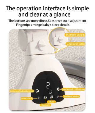 Cadeira de balanço elétrica para bebê