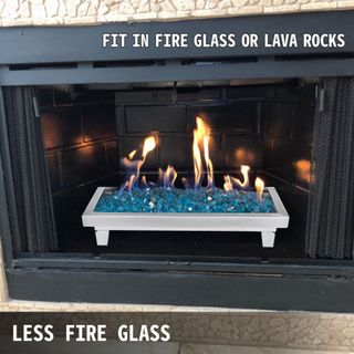 60 x 25 x 5 cm Braciere BBQ Braciere in Acciaio In