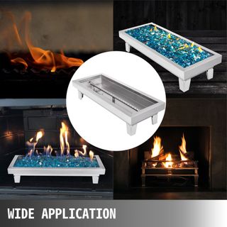 60 x 25 x 5 cm Braciere BBQ Braciere in Acciaio In