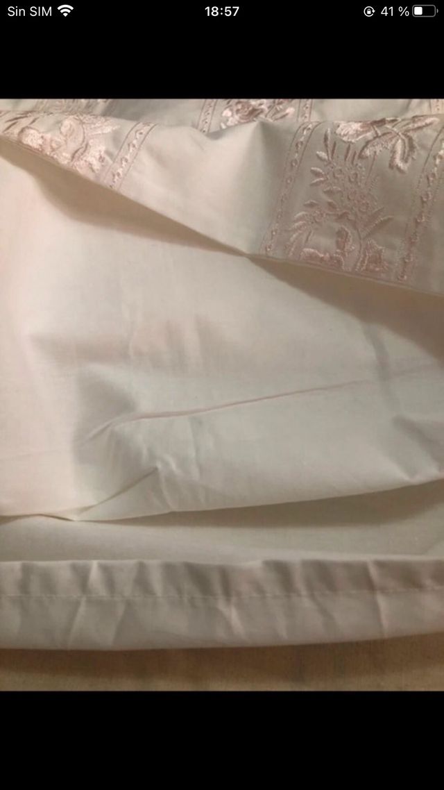 Funda de cojin bordada zara home