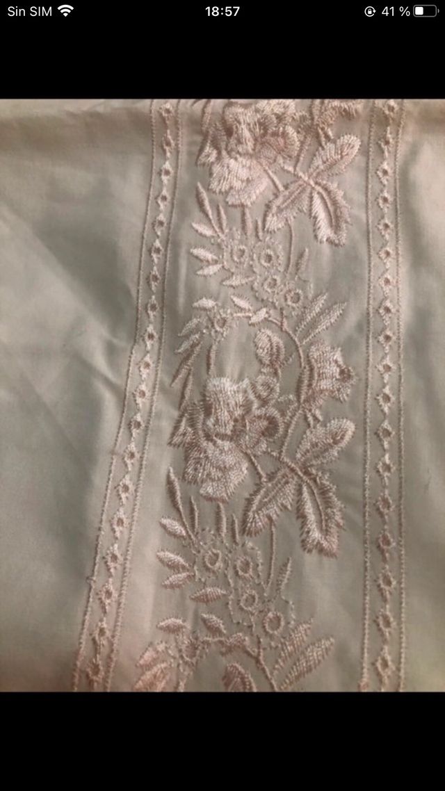 Funda de cojin bordada zara home