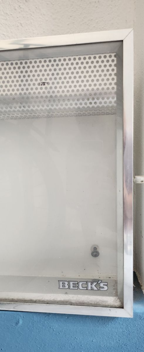 Vetrinetta vintage Listino Pizzeria