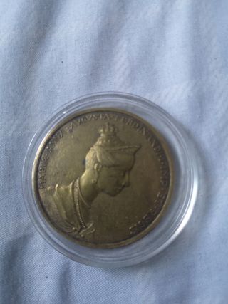 Medalla 1836 coronacion Ana Augusta