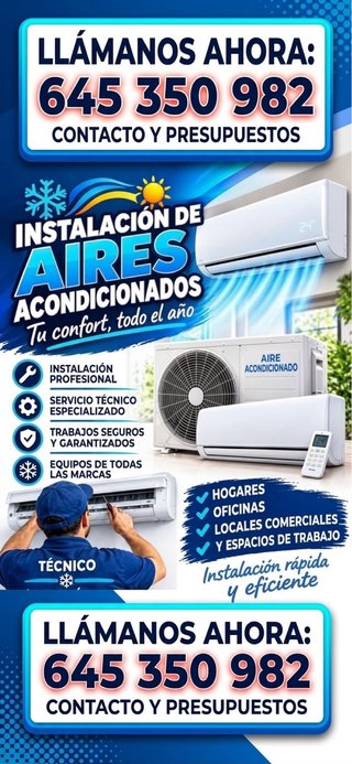 INSTALADOR DE AIRE ACONDICIONADO