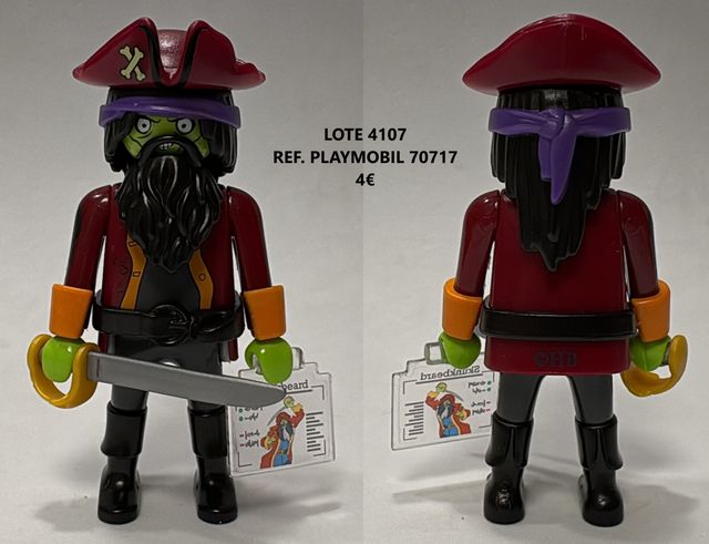 Lote 1739 1871 4107 4474 Playmobil Halloween