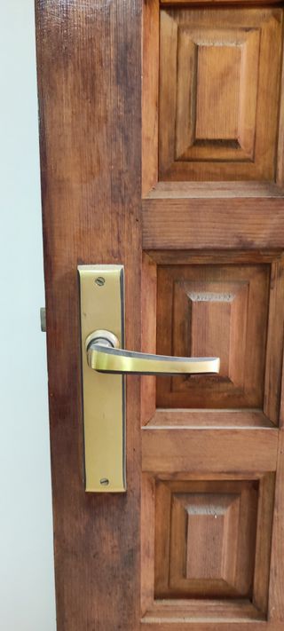 Puertas (2) Interior Madera Maciza de Pino