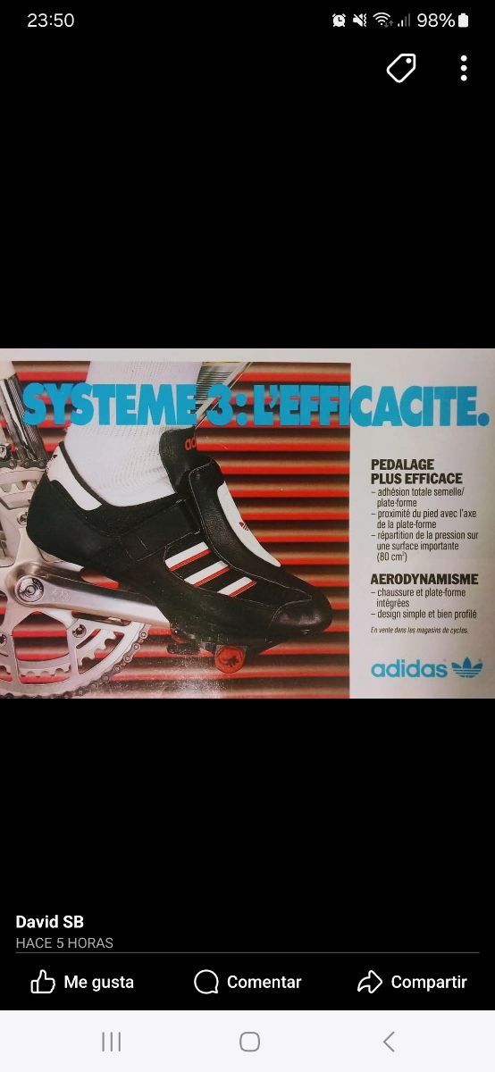 Pedales automáticos Adidas