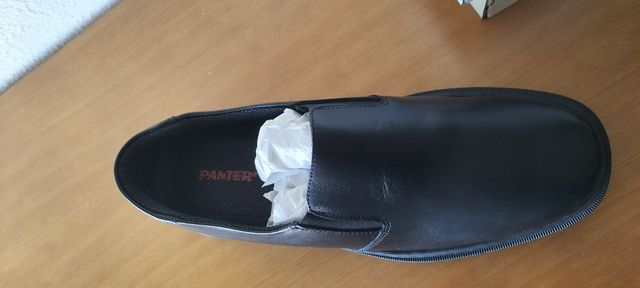 Zapatos de piel panter