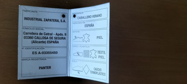 Zapatos de piel panter