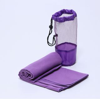 Toalla deporte microfibra lisa