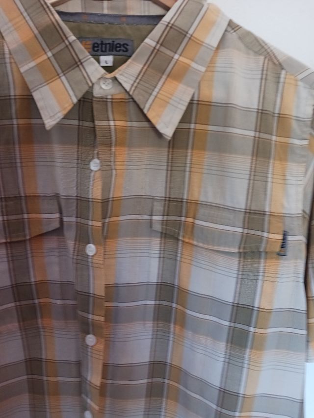 Lote dos camisas verano hombre cuadros