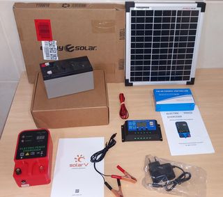 Pastor eléctrico a batería autónomo