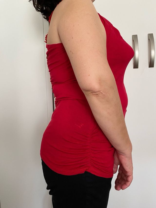 Camiseta tirantes espalda calada