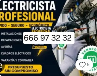 ELECTRICISTA ALICANTE 666 97 32 32 DISPONIBILIDAD