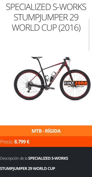 SPECIALIZED STUMPJUMPER WORLD CUP 