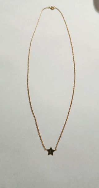 Gargantilla de oro amarillo de 18 kt Peso: 1.64g  