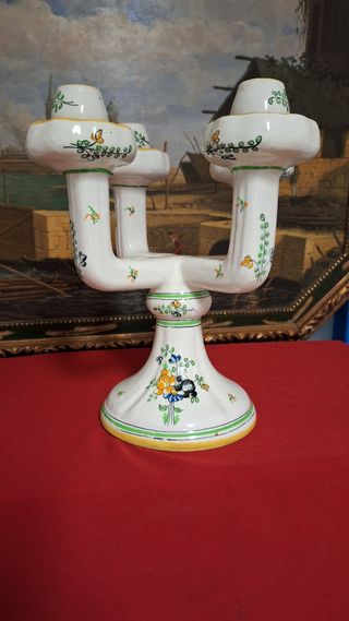 Candelabro de porcelana